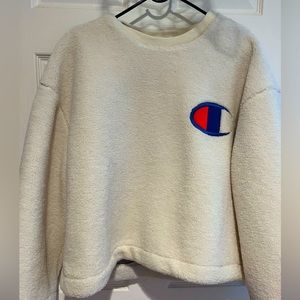 Oversize Champion Sherpa Sweatshirt size small